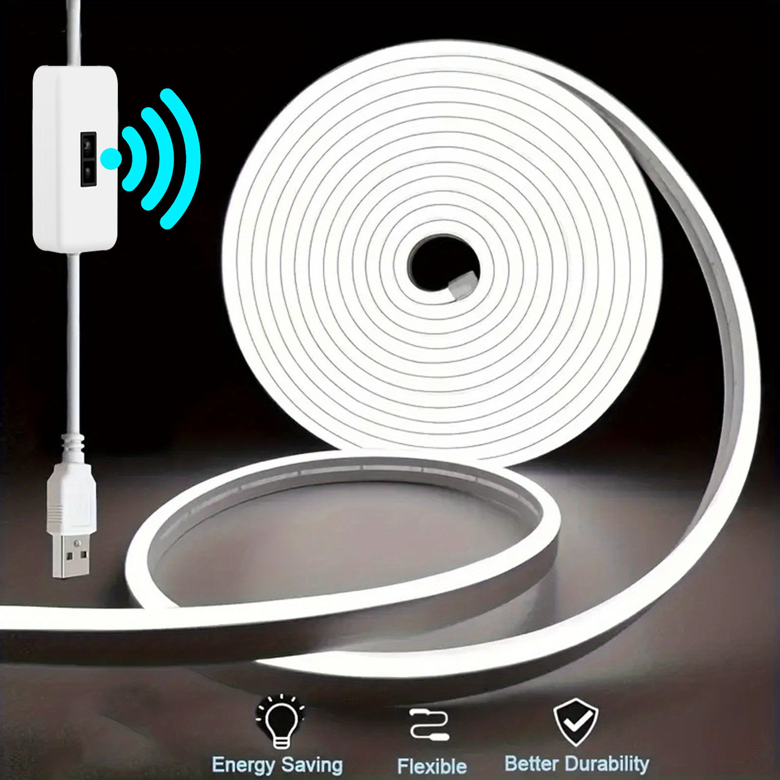 Outdoor Lighting Strip - Motion Sensor Neon LED Light Strip