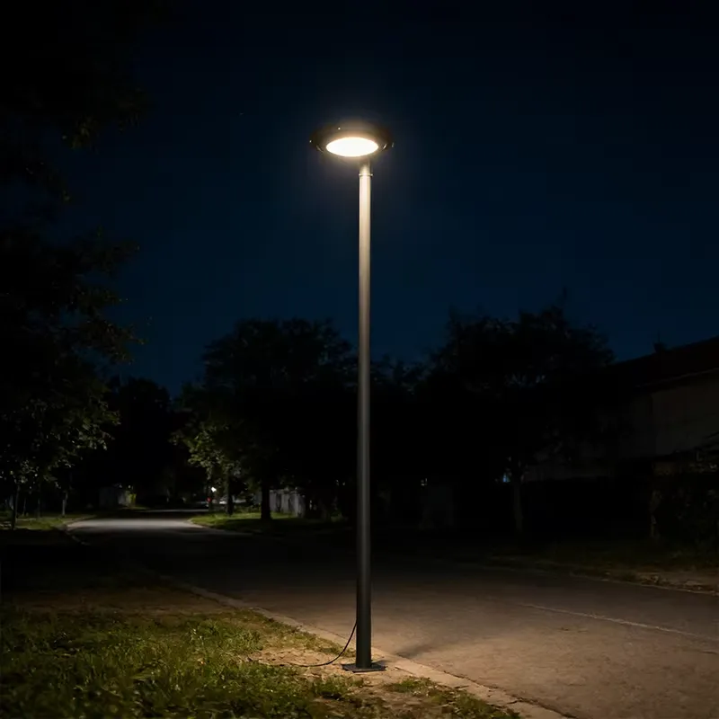 Outdoor Lighting Pole - LED Garden Lamp with Steel Pole