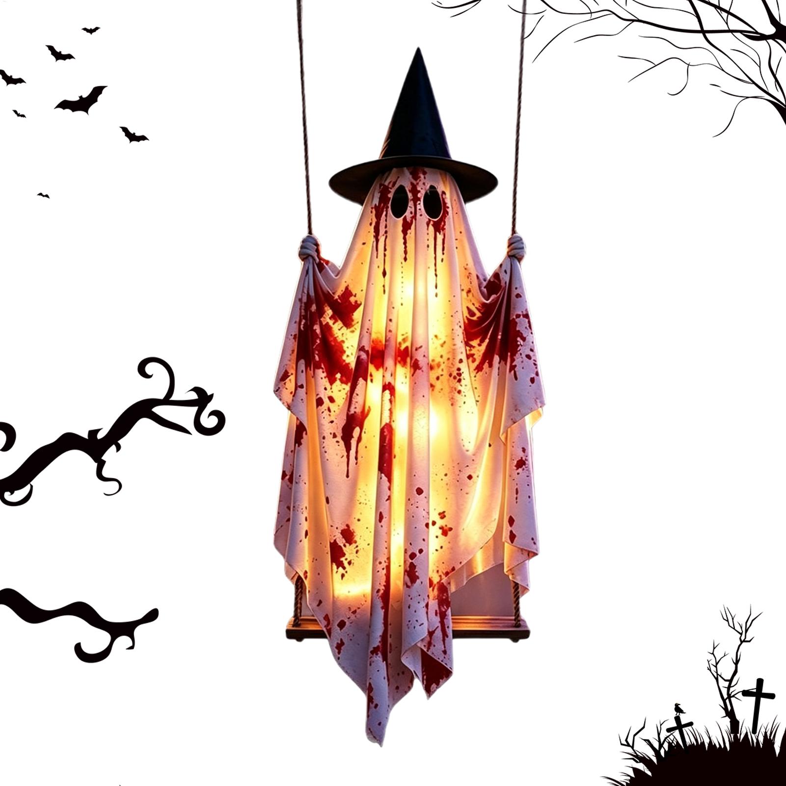 Outdoor Lighting Remote Control - Outdoor Halloween Decoration, 5Ft Large Hanging