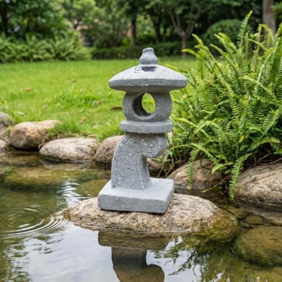 14'' High Asian Solar-Powered  - Outdoor Lighting Japan review and price