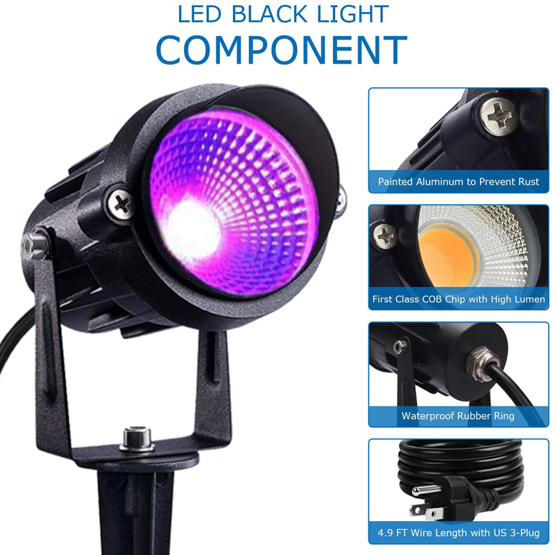 Black Light Halloween Spotligh - Landscape Spike Light review and price