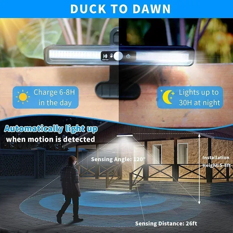 Clip On Solar Motion Lights Ou - Outdoor Lighting Portable review and price