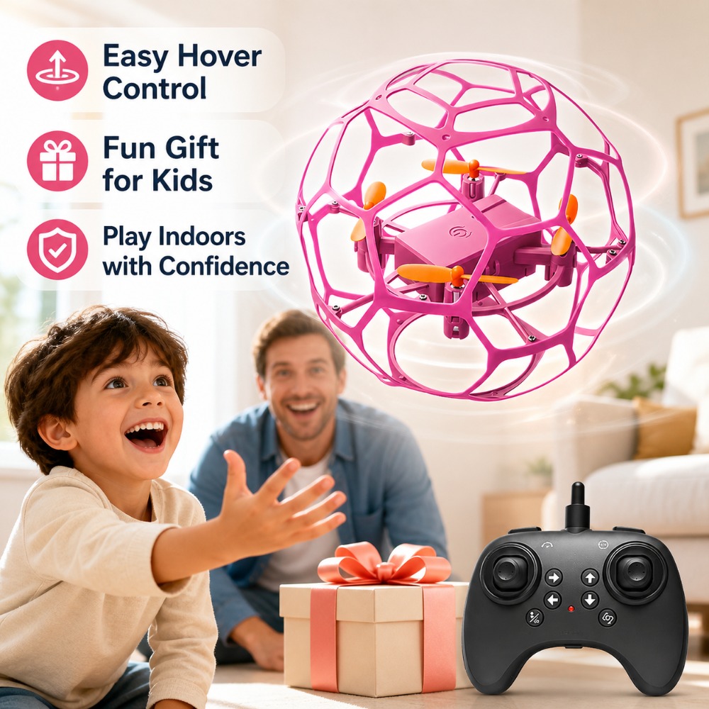 Football Shape RC Drone Quadco - Outdoor Lighting Remote Control review and price