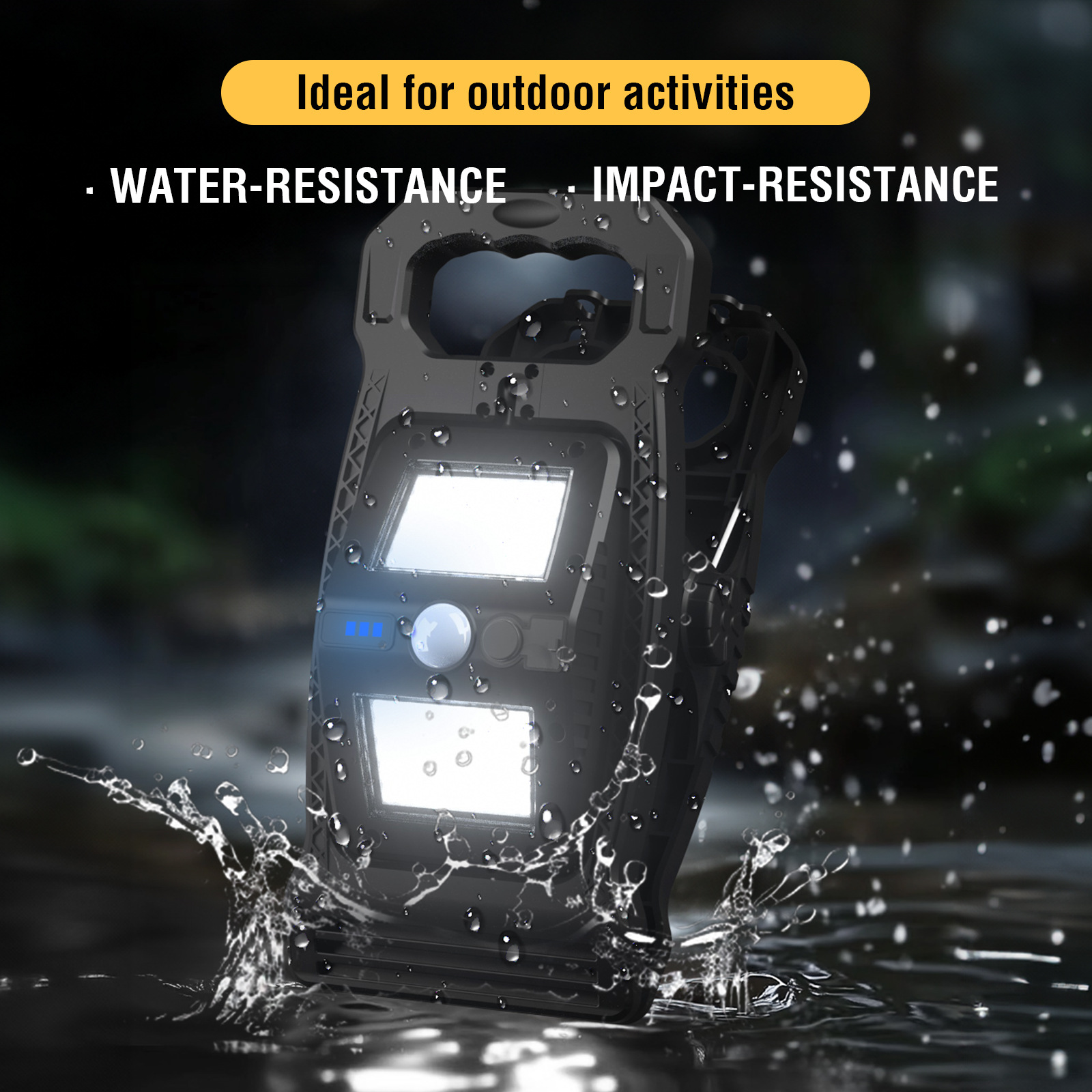 A solar-powered rechargeable L - Outdoor Lighting Options review and price