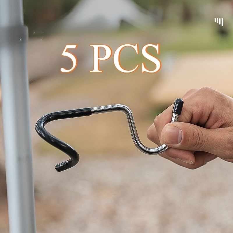 5pcs No-Drill Tail Hooks, Camp - Outdoor Lighting Pole review and price