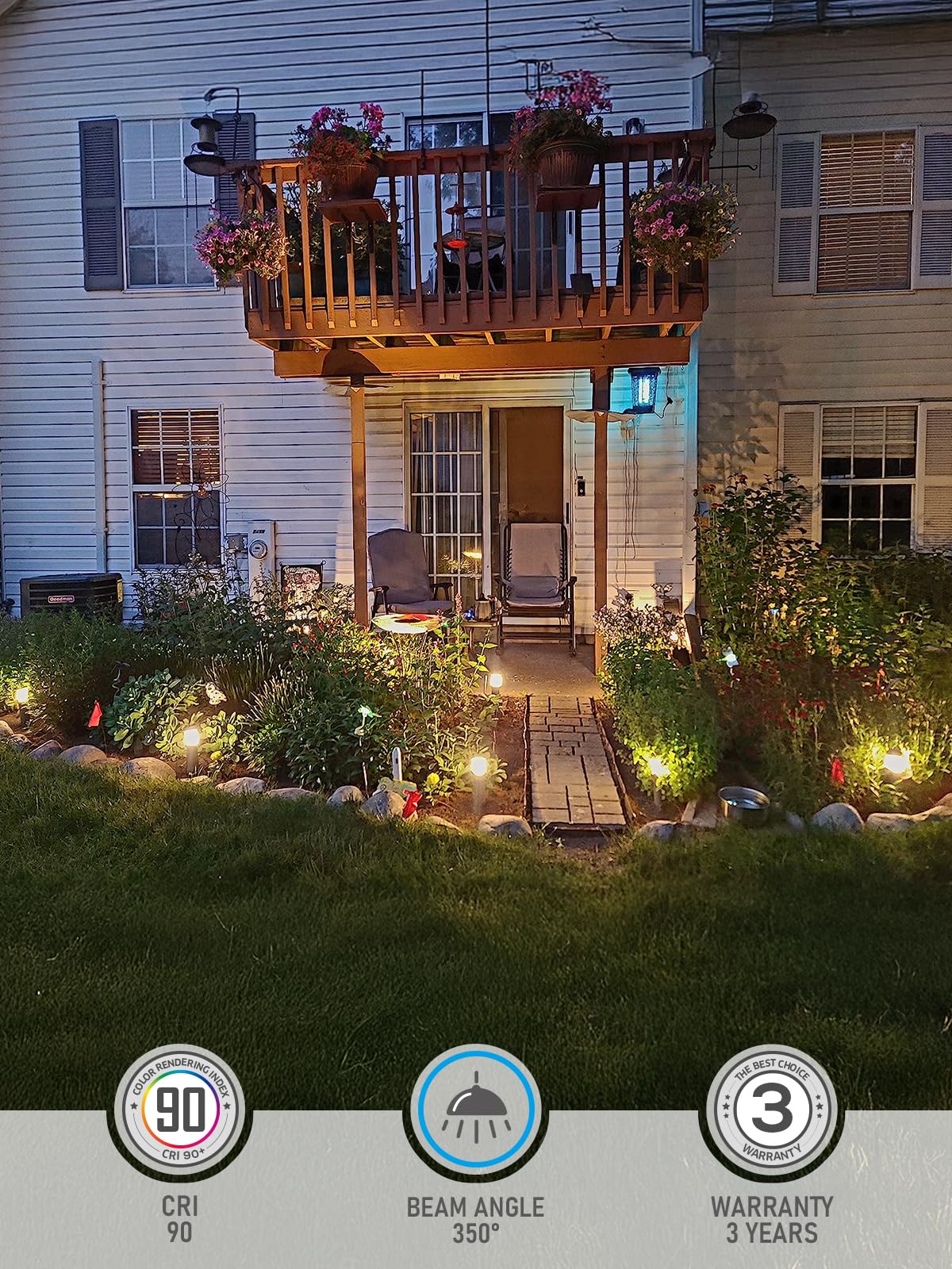 8Pcs LED Outdoor Garden Lawn L - Landscape Spike Light review and price