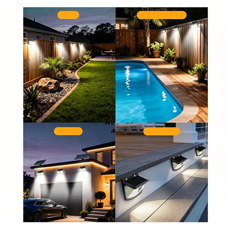 [NEW!A25P】 Waterproof Solar Po - Outdoor Lighting Motion Sensor review and price