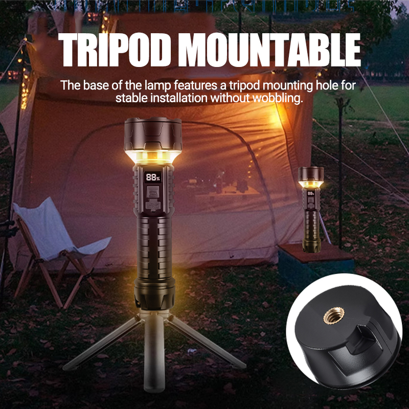 COB LED Flashlight Rechargeabl - Outdoor Lighting Portable review and price