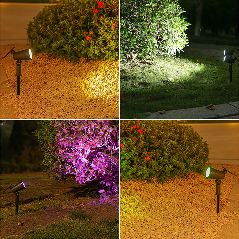 9 LED Solar Spotlights Outdoor - Outdoor Lighting Options review and price