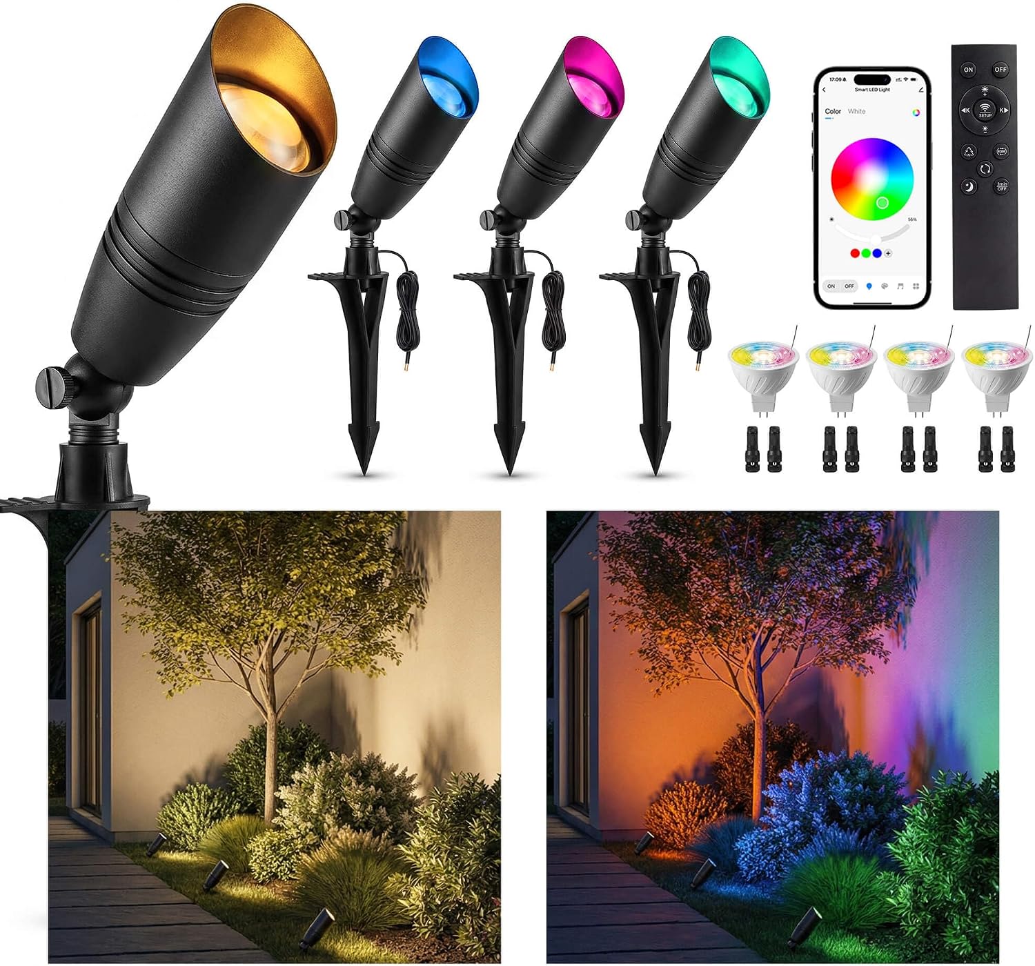 Low Voltage Outdoor RGBCW Land - Outdoor Lighting Remote Control review and price