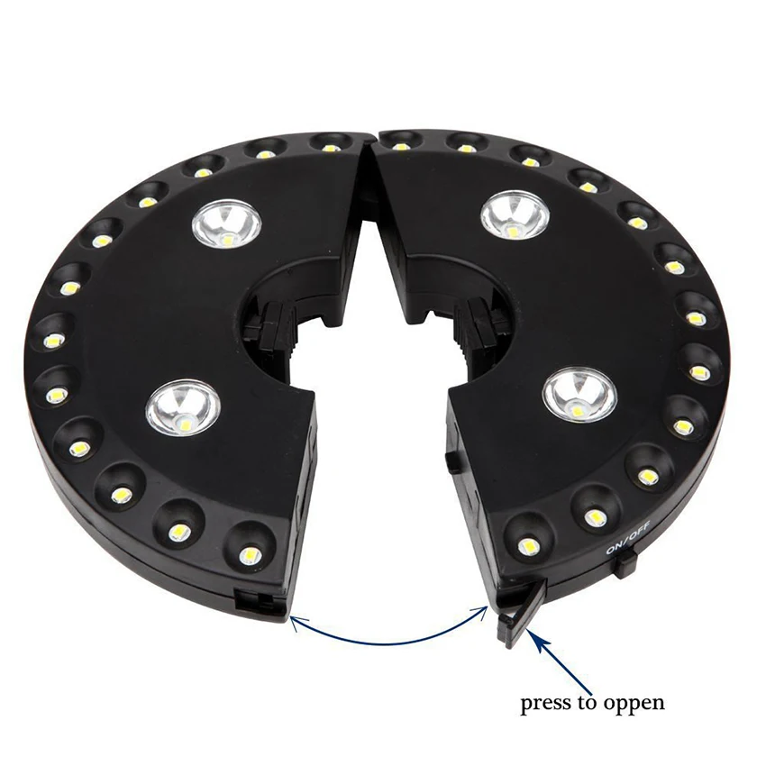 Super Bright Umbrella Pole Lig - Outdoor Lighting Pole review and price