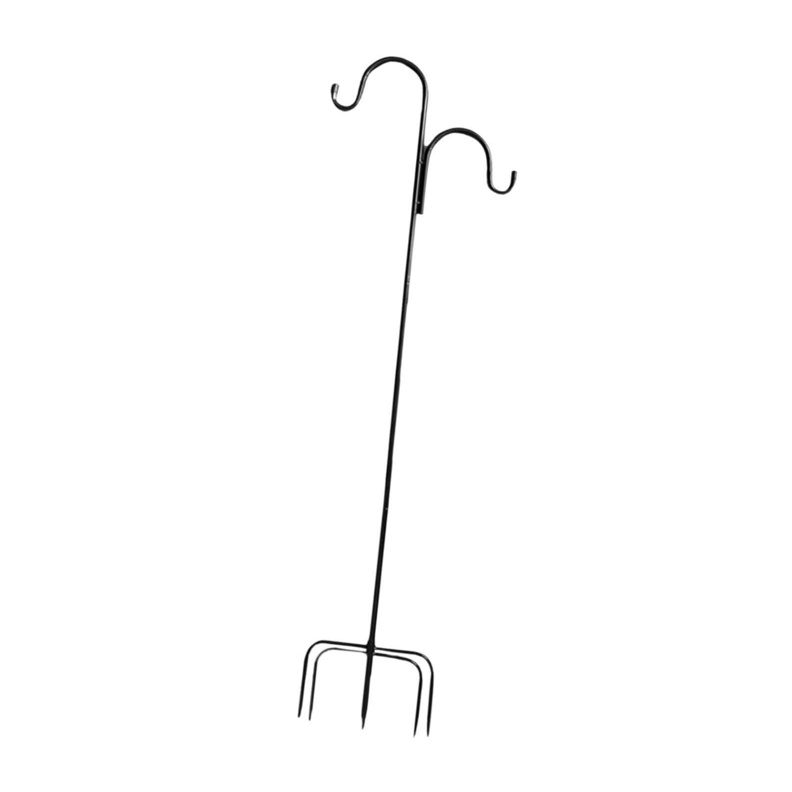 Shepherds Hooks Black Outdoor  - Outdoor Lighting Pole review and price