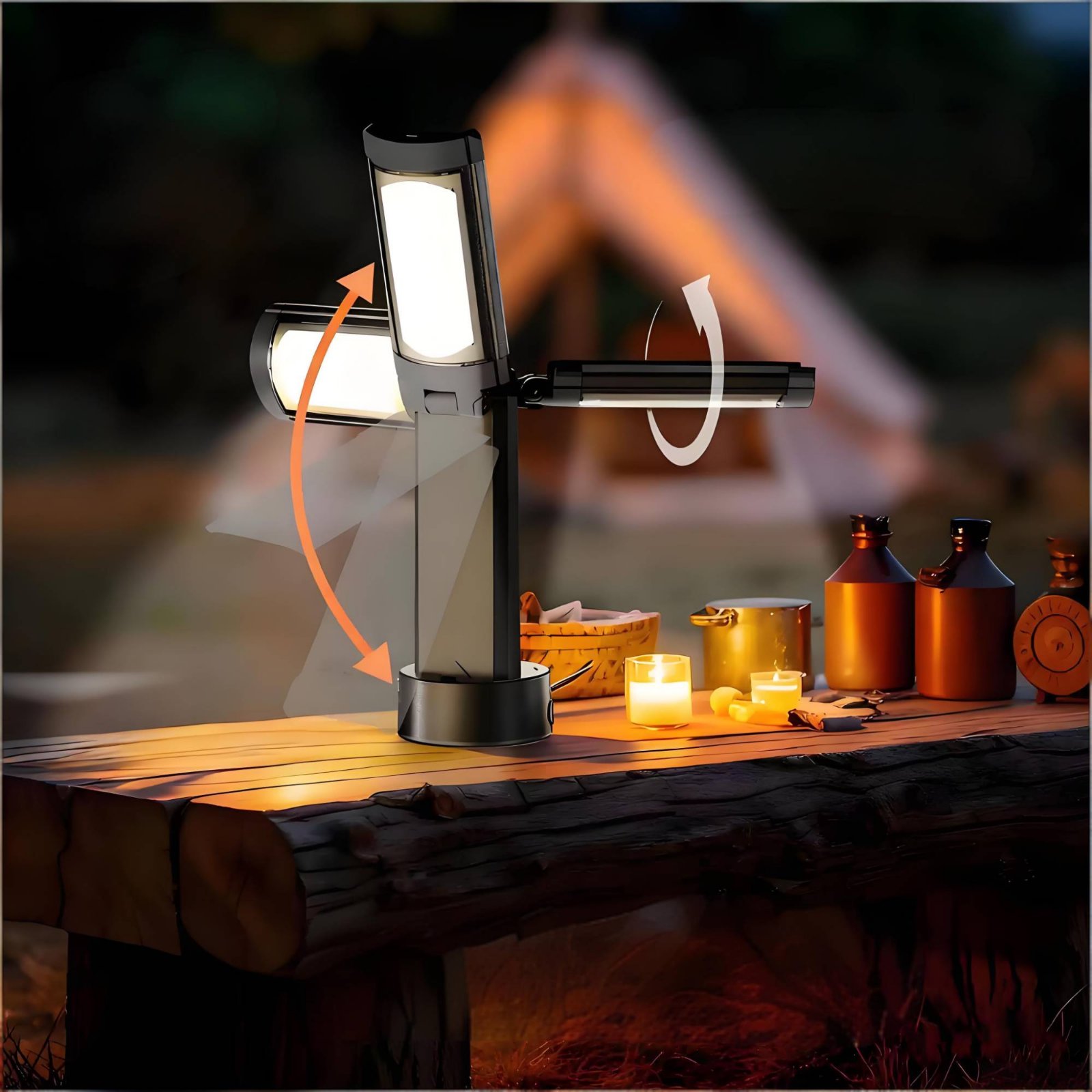 Telescopic Tent Lamp Adjustabl - Outdoor Lighting Portable review and price
