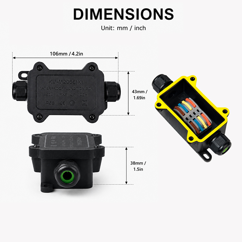 IP68 Waterproof Junction Box 2 - Outdoor Lighting Pole review and price