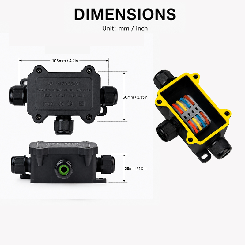 IP68 Waterproof Junction Box 2 - Outdoor Lighting Pole review and price