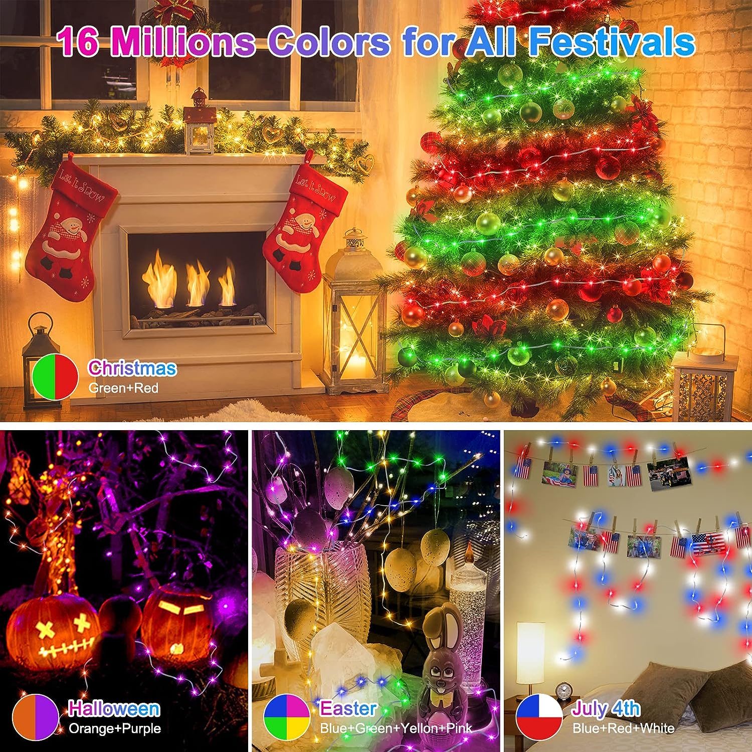 Dream Color WS2812B LED String - Outdoor Lighting Remote Control review and price