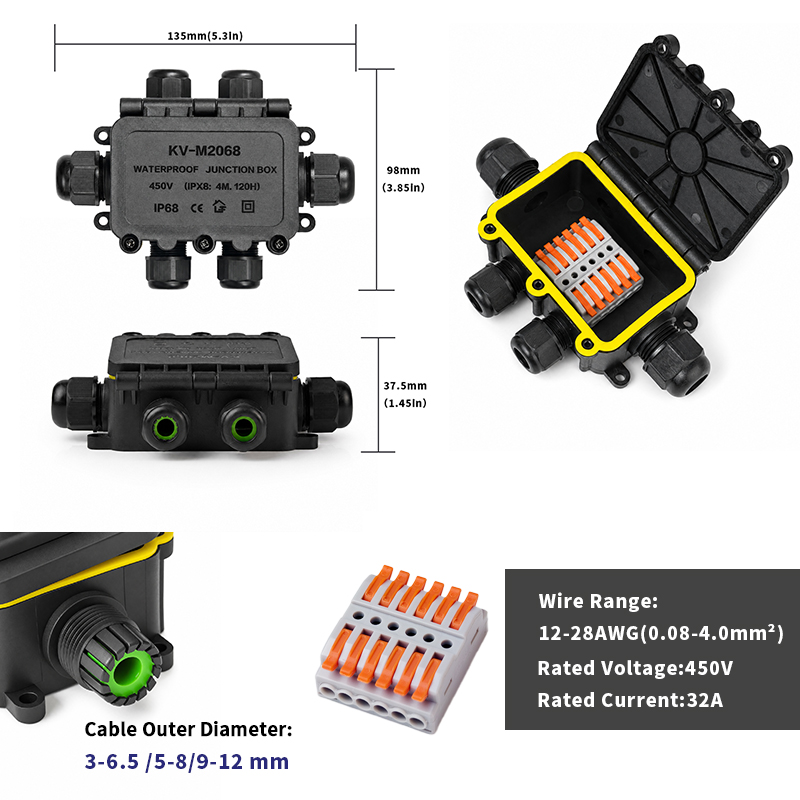 IP68 Waterproof Junction Box 2 - Outdoor Lighting Pole review and price