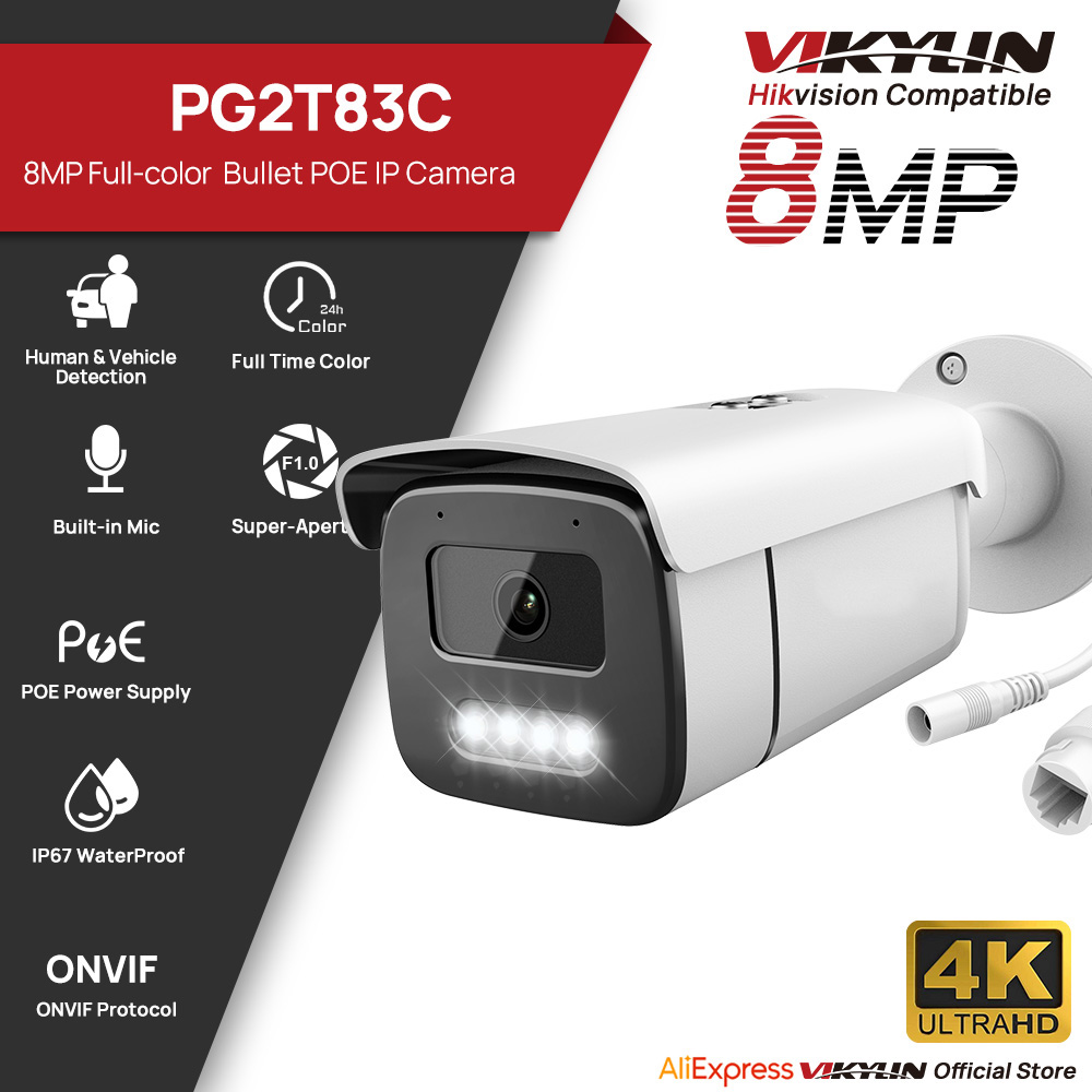 Vikylin 8MP Full Color Night V - Outdoor Lighting Options review and price