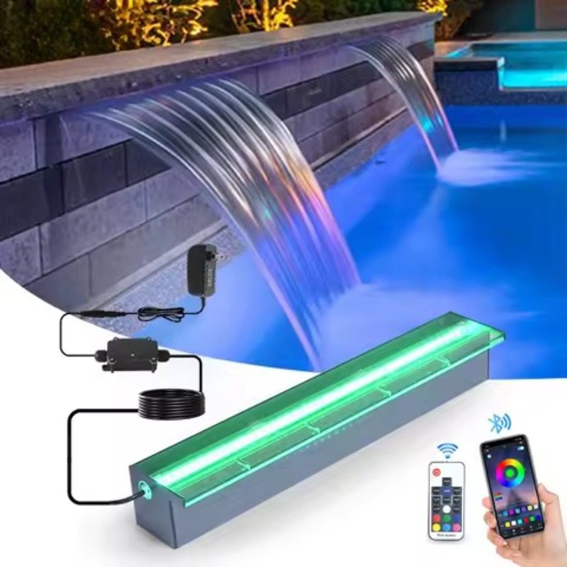 Acrylic Sheer Descent Waterfal - Landscape Spike Light review and price