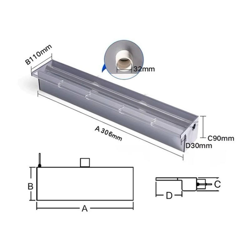 Acrylic Sheer Descent Waterfal - Landscape Spike Light review and price