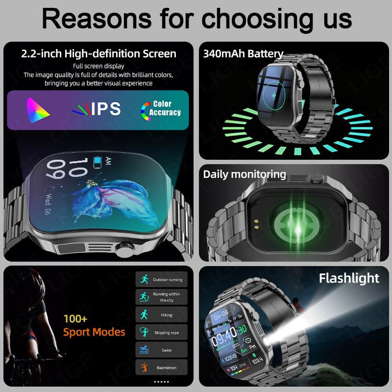 Men Smart Watch 3D Curved Scre - Outdoor Lighting Ip Rating review and price